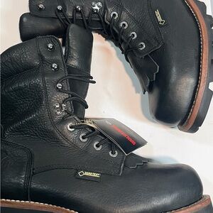 Wolverine Men's Black Leather Boots